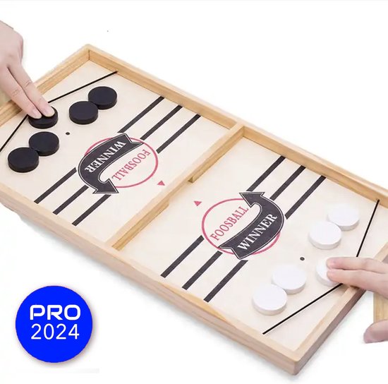 Slingpuck - Foosball Winner - Slingershot - Boardball - Sjoelen - Sjoelen - Tafelvoetbal - Super Winner - Slinger Hockey Bordspel