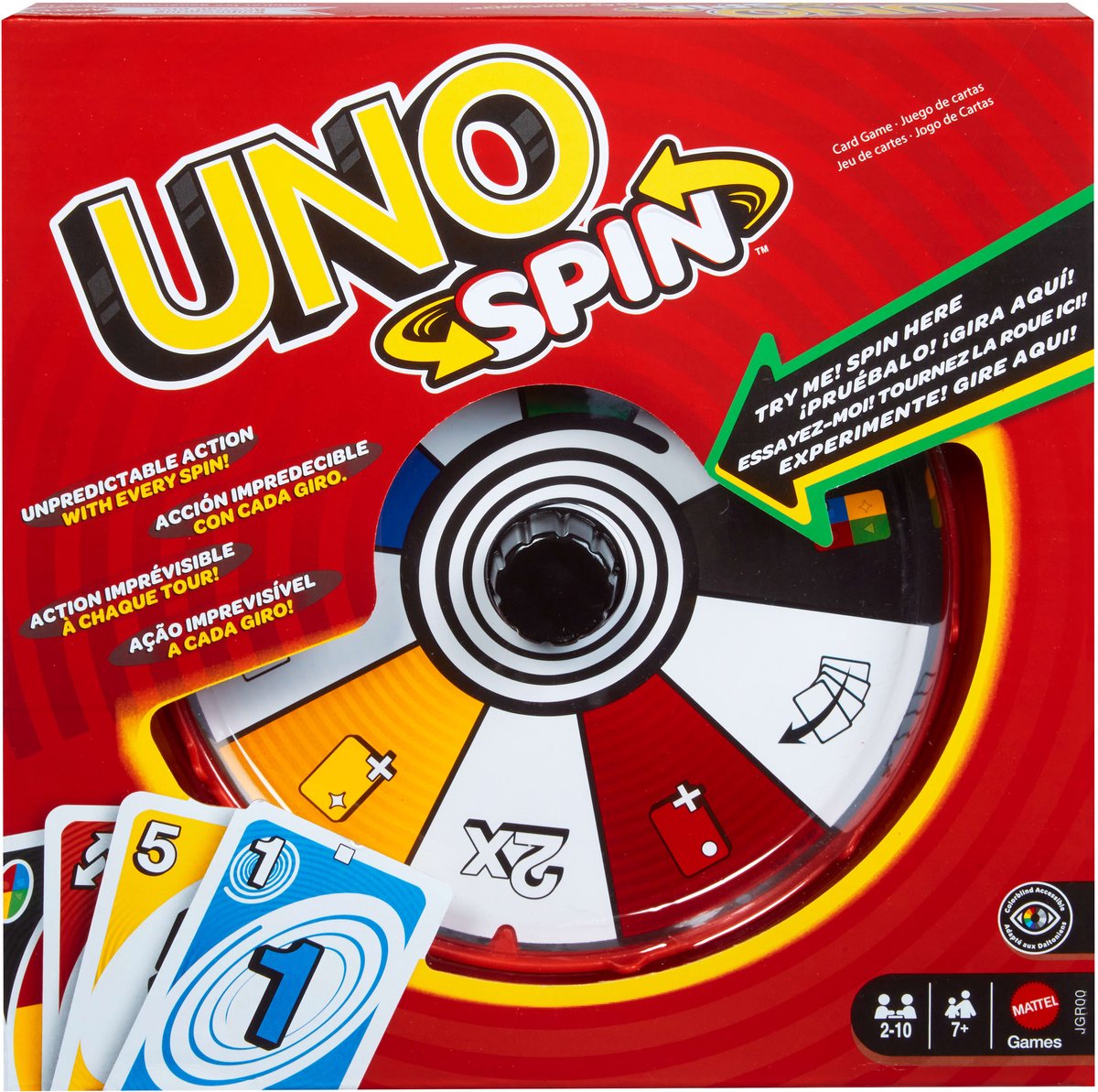Mattel UNO Spin Bordspel
