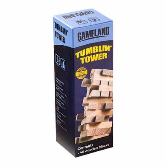 Tumblin Tower - Jenga - pour enfants et adultes - tour infernale - jeu d'action - jeu de société