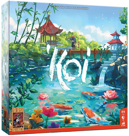 999 Games - Koi - jeu familial accessible - Créez votre propre jardin japonais !