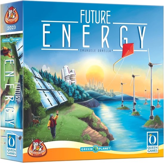 White Goblin Games - Future Energy - familiespel - 2 tot 4 spelers - 60 minuten - jaar
