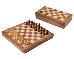 Philos magnetisch schaakspel reisformaat 25 mm veld speelgoed.