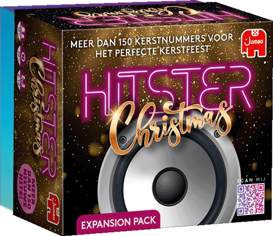 Jumbo - Hitster – Christmas - Uitbreidingsset voor Kerst - Partyspel - Actiespel - Muziekspel voor volwassenen - 16+ jaar