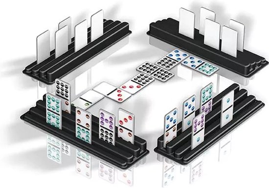 Schmidt® - Domino - Klassiek bordspel - Familie spel - jaar - 2-4 spelers - Reisspel